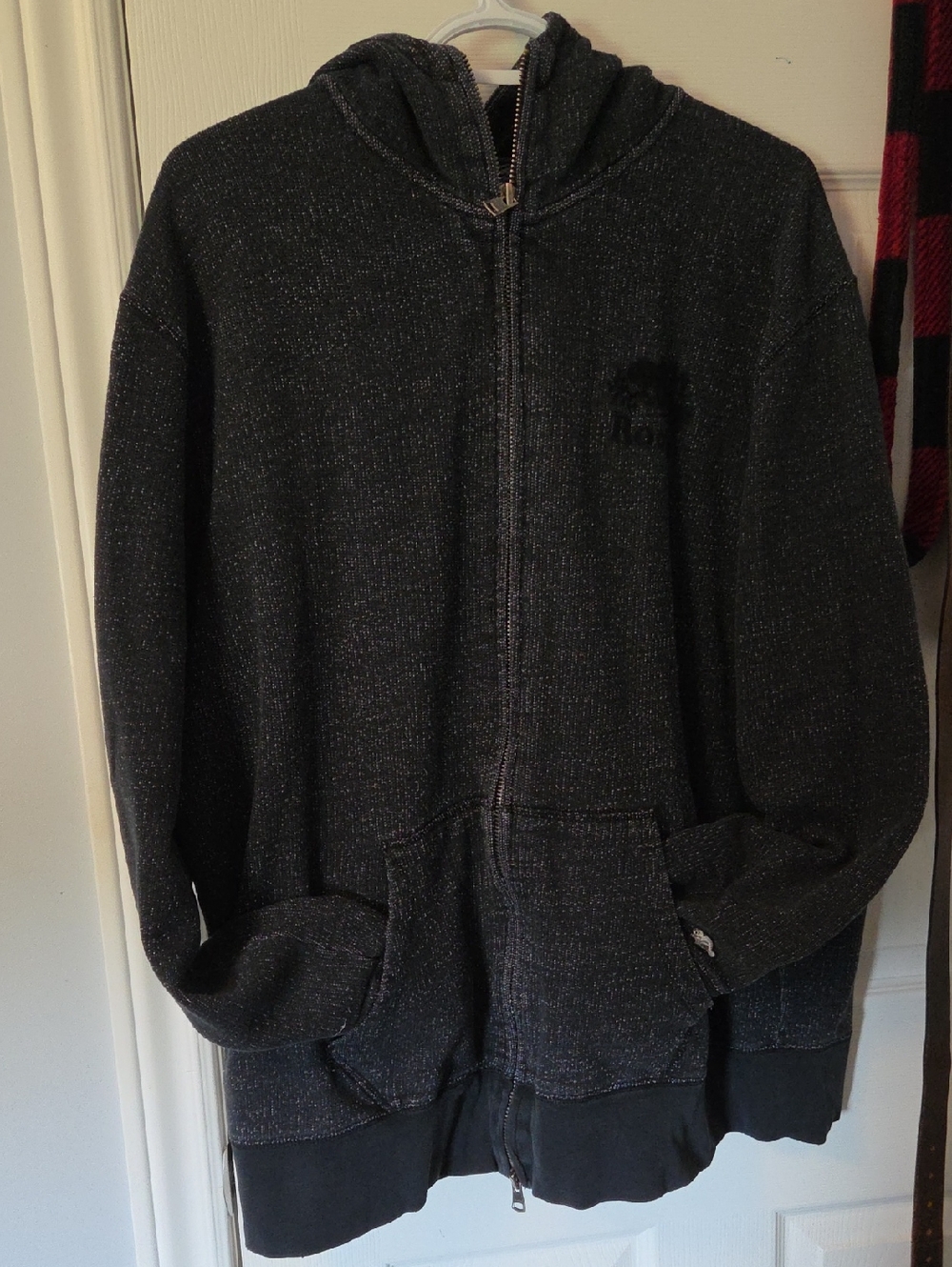 Roots Men's Dark Charcoal Zip-Up Hoodie Sweater